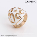 14381 Fashion jewelry luxury ring, women's 18k gold finger ring with diamond zircon